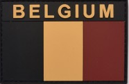 BADGE PVC BELGIUM TACTICAL