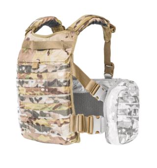 Tasmanian Tiger TROOPER BACK PLATE MULTICAM