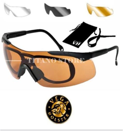 VEGA LUNETTES DE TIR GLORY  VH BLACK