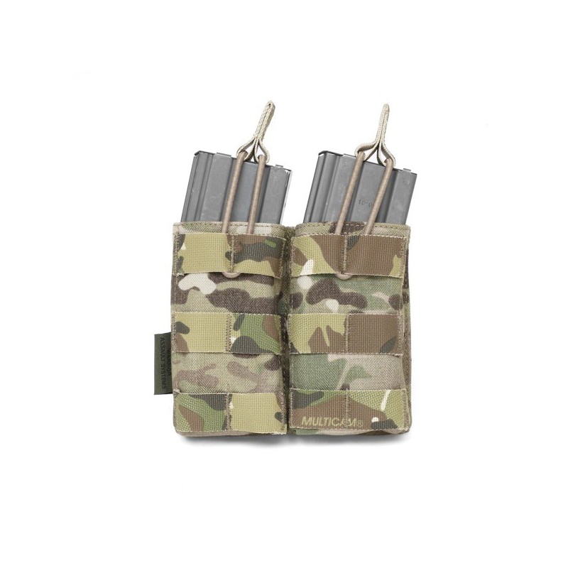 Warrior Assault 2 SGL MOLLE OPEN Mag BUNGEE Pouch M4 MULTICAM