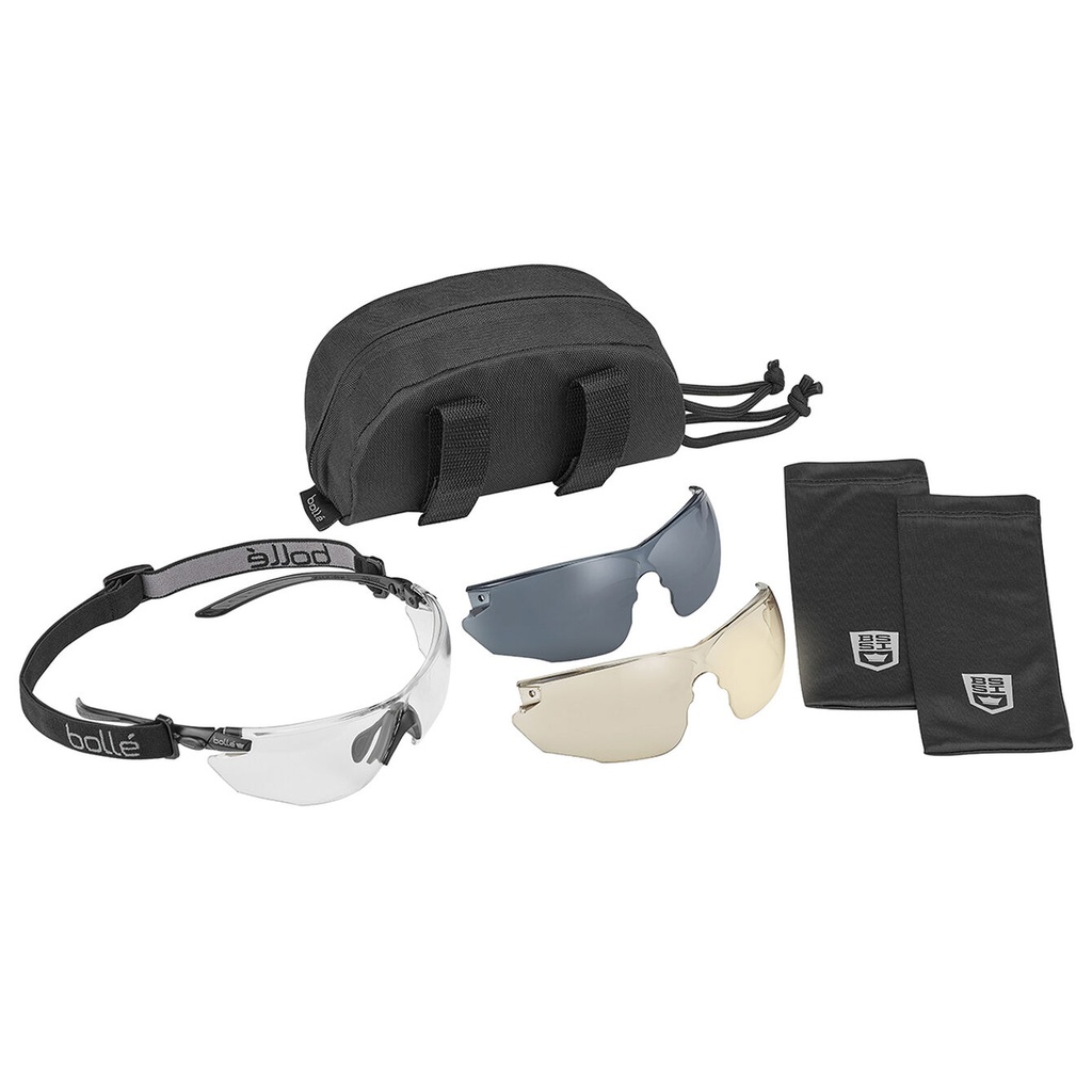 BOLLE GOGGLE COMBAT KIT BLACK