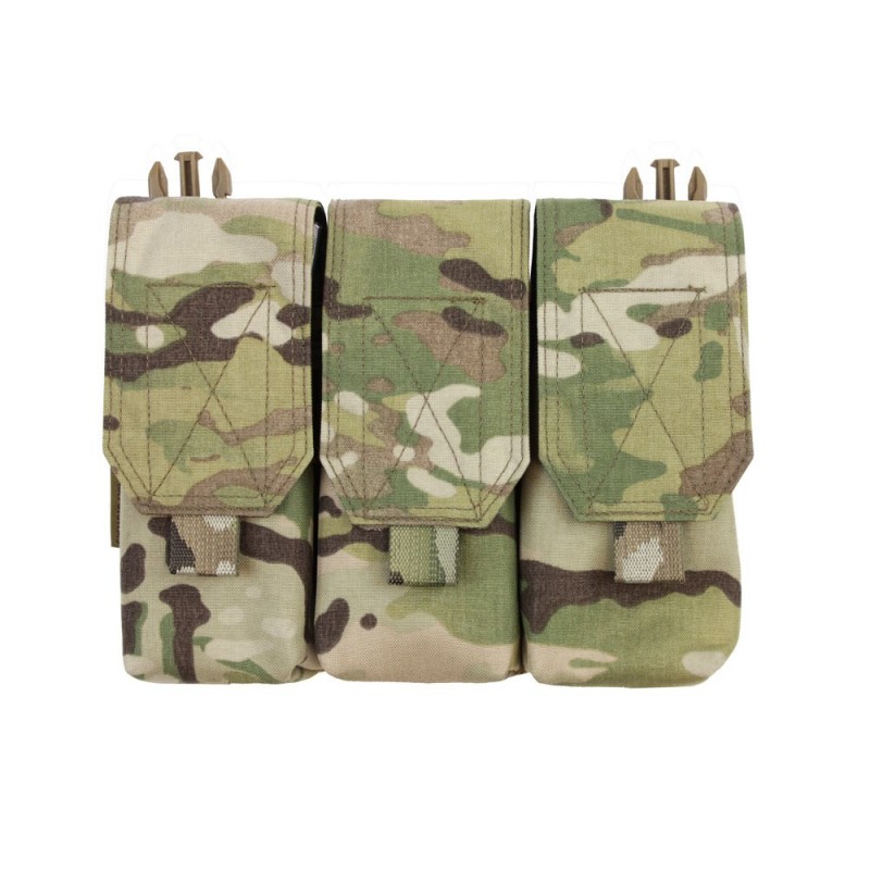 Warrior Assault Removable Triple Covered M4 Pouch multicam