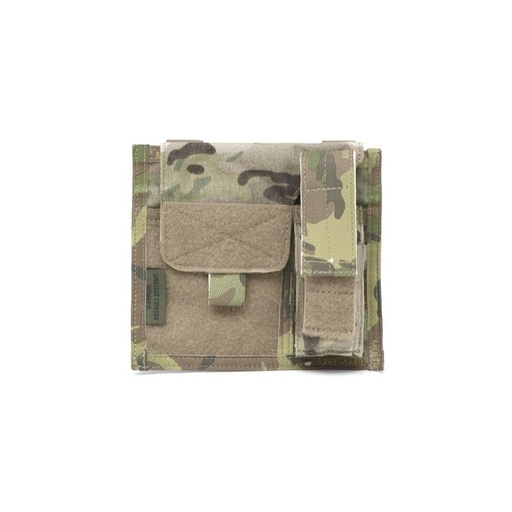 [ZW-EO-ADMIN-L-MC] Warrior Assault LARGE ADMIN PANEL WITH MOLLE PISTOL / TORCH Multicam