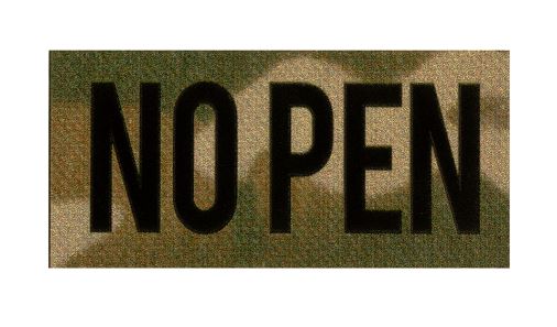 [ZNOPEN] BADGE PVC NO PEN MULTICAM IR 5/2.5